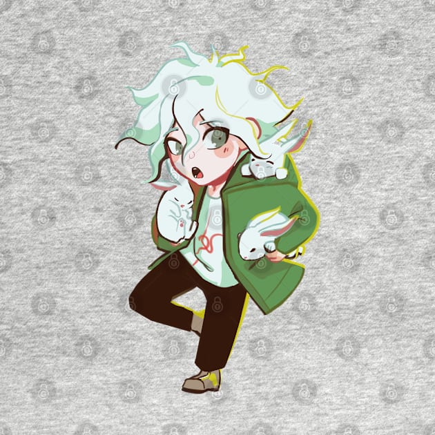 Lucky Rabbit Nagito by chompfig